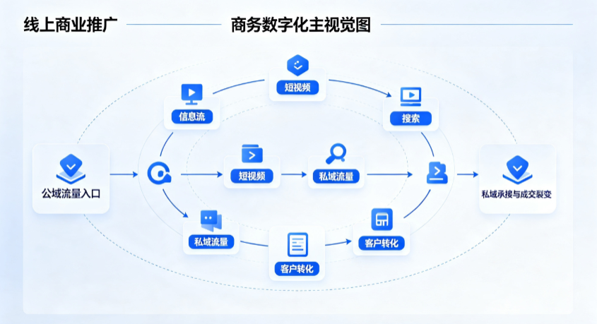 甘谷县线上商业推广怎么做？全域流量闭环搭建与低成本转化实战指南